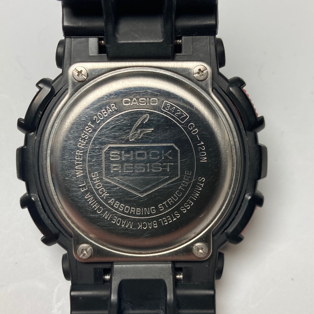 Casio Gshock, GD-120N, purple pink black, working battery, light works - Picture 13 of 15